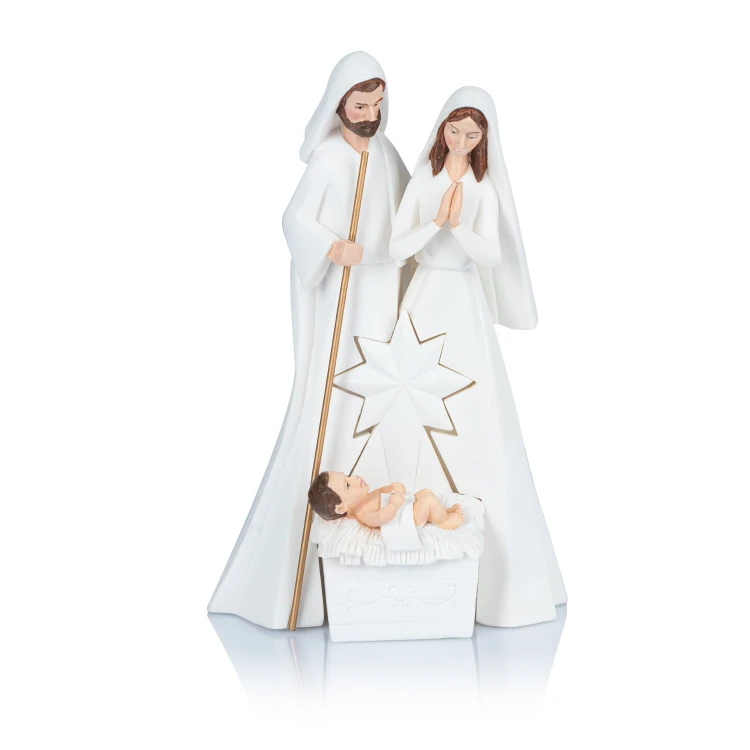 Święta Rodzina Bianco 18,5 cm - podświetlane figury - widok główny