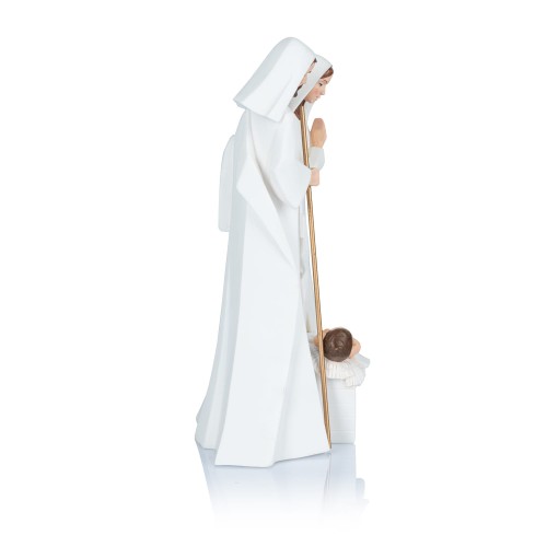 Święta Rodzina Bianco 18,5 cm - podświetlane figury - ujęcie 2