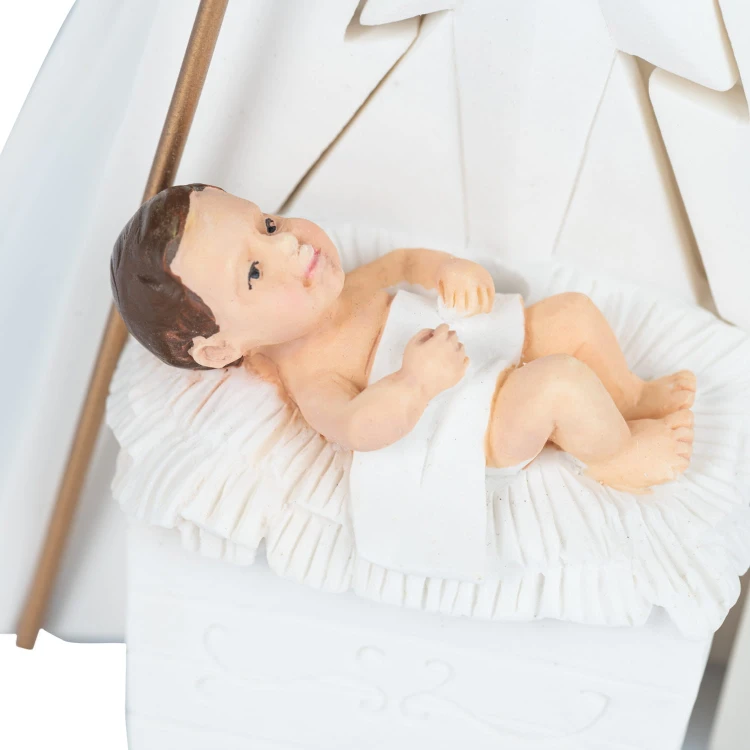 Święta Rodzina Bianco 18,5 cm - podświetlane figury - ujęcie 8