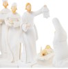 Szopka Bianco 32 x 11 cm - biała i podświetlana - ujęcie 3