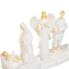Szopka Bianco 32 x 11 cm - biała i podświetlana - ujęcie 4