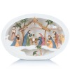 Mała szopka Bianco 8 cm - owalna, podświetlana - widok główny