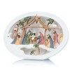 Mała szopka Bianco 8 cm - owalna, podświetlana - ujęcie 5