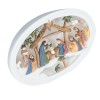 Mała szopka Bianco 8 cm - owalna, podświetlana - ujęcie 6