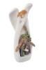 Anioł ze Świętą Rodziną Bianco 18 cm - mała stajenka - ujęcie 2