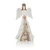 Anioł Bianco ze Świętą Rodziną 21,5 cm - gwiazdy - widok główny