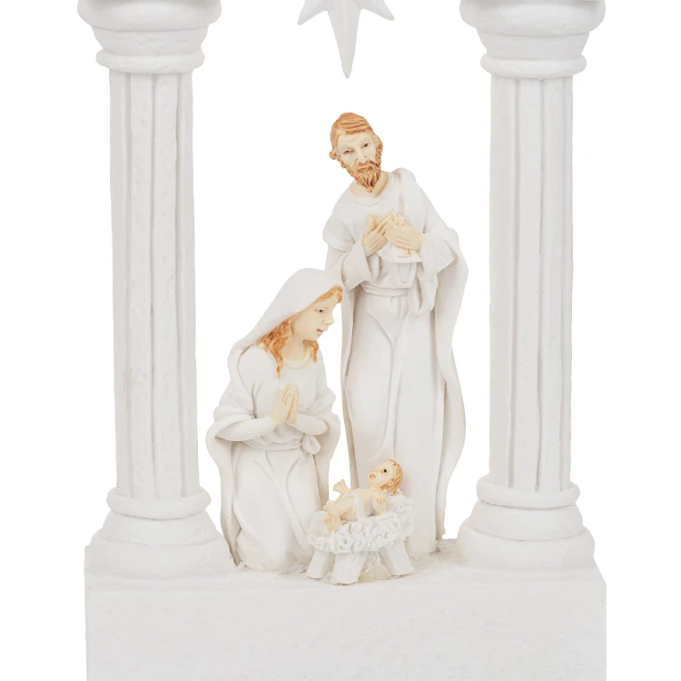 Szopka Bianco w trzech arkadach - podświetlana, 25 cm - ujęcie 2