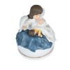 Anioł Stróż z pozytywką 14 cm - różowy lub niebieski - wariant niebieski - ujęcie 5