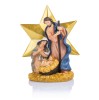 Figurka Świętej Rodziny na tle gwiazdy Classic 15 cm - widok główny