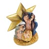 Figurka Świętej Rodziny na tle gwiazdy Classic 15 cm - ujęcie 4