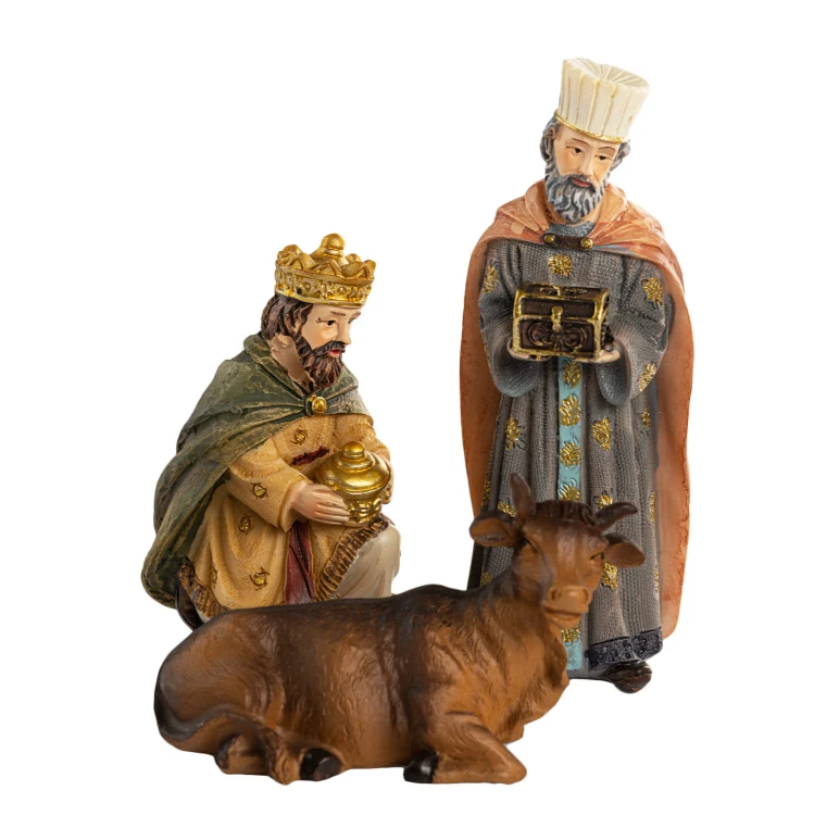 Figurki do szopki Classic 10,5 cm - kolorowy komplet - ujęcie 3
