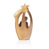 Figurka Świętej Rodziny w złocistym łuku Classic 11 cm - ujęcie 2