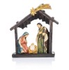 Szopka ze Świętą Rodziną pod gwiazdą Classic 12 cm - widok główny