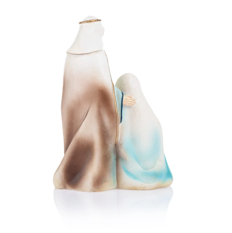 Święta Rodzina Classic 15 cm - figurka w pastelowych szatach - ujęcie 2