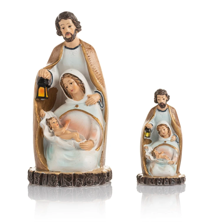 Owalna figurka Świętej Rodziny Classic 7 cm - ujęcie 4