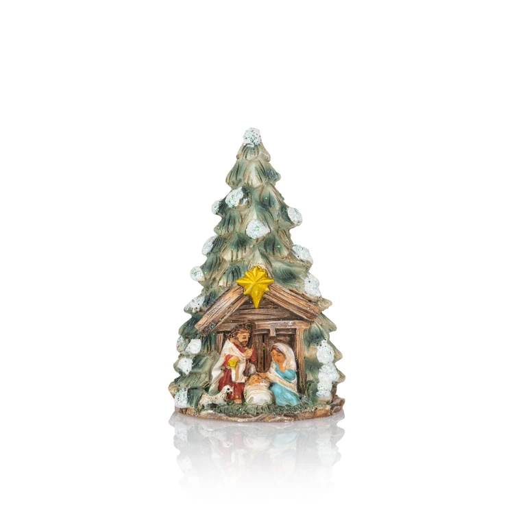 Szopka w kształcie choinki Classic 8 cm - widok główny