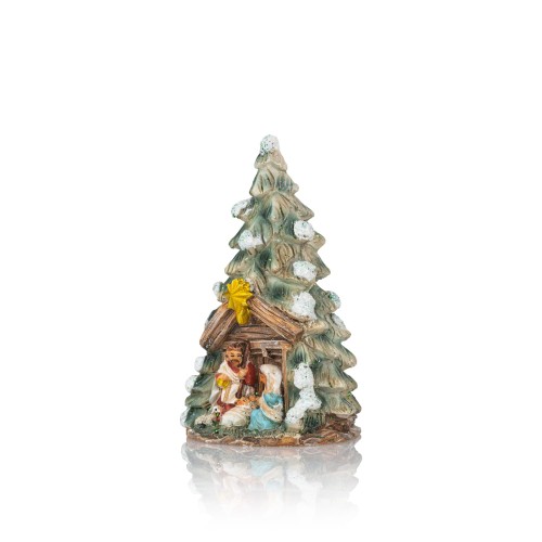 Szopka w kształcie choinki Classic 8 cm - ujęcie 2