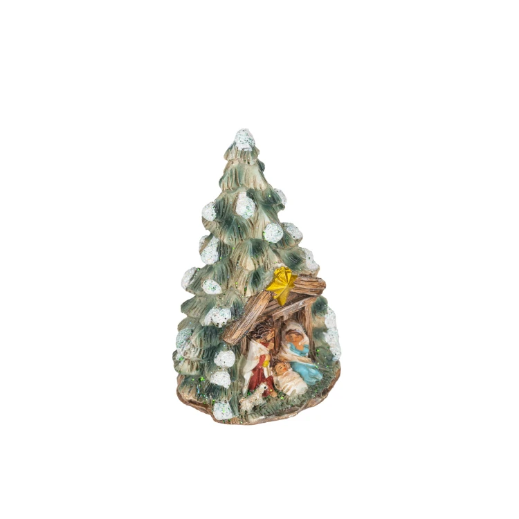Szopka w kształcie choinki Classic 8 cm - ujęcie 3