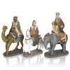 Szopka Classic z postaciami na wielbłądach - zestaw figur - ujęcie 4