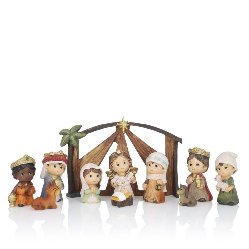Szopka Classic Kids ze stajenką 12 cm - widok główny