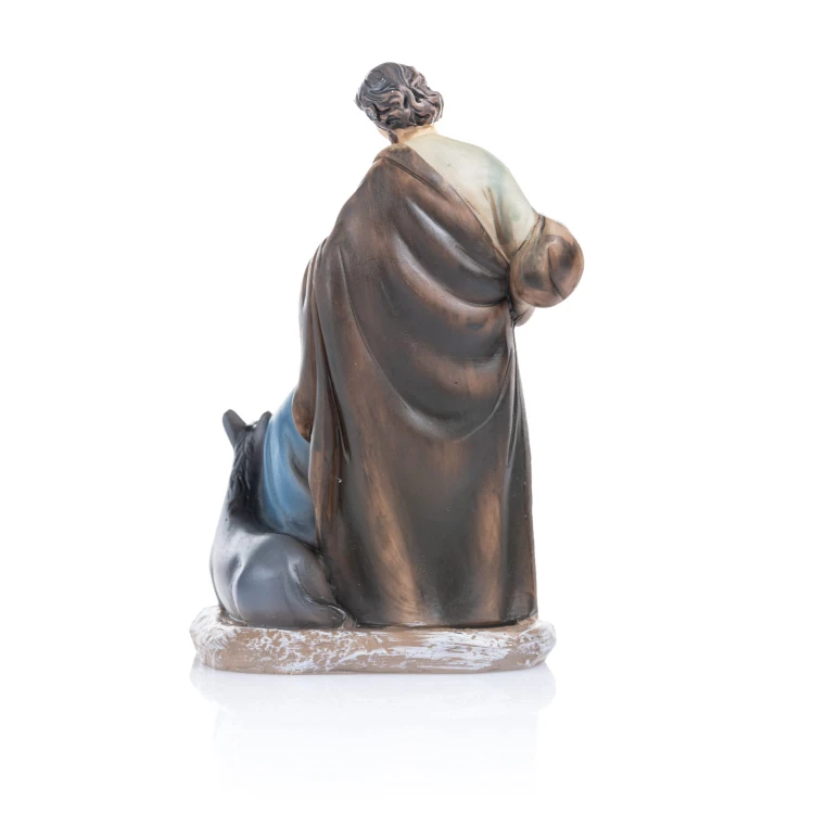 Święta Rodzina z osiołkiem Classic 15 cm - ujęcie 2