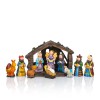 Szopka Classic 7,5 cm - kolorowe figurki ze stajenką - widok główny