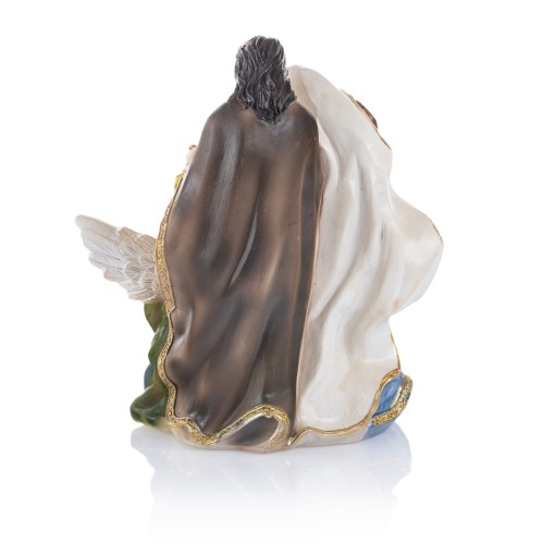 Święta Rodzina z aniołem i zwierzętami Classic 15 cm - ujęcie 2