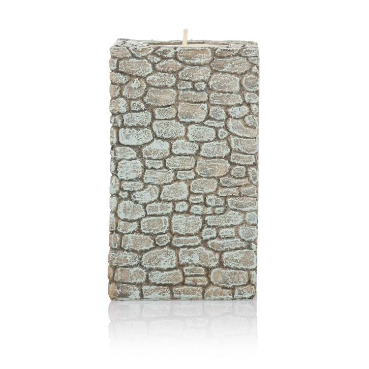Świecznik ze Świętą Rodziną Classic 12 cm - szary mur - ujęcie 3
