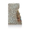 Świecznik ze Świętą Rodziną Classic 12 cm - szary mur - ujęcie 4