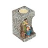 Świecznik ze Świętą Rodziną Classic 12 cm - szary mur - ujęcie 5