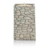 Mały świecznik ze Świętą Rodziną Classic 8 cm - kamienny mur - ujęcie 5