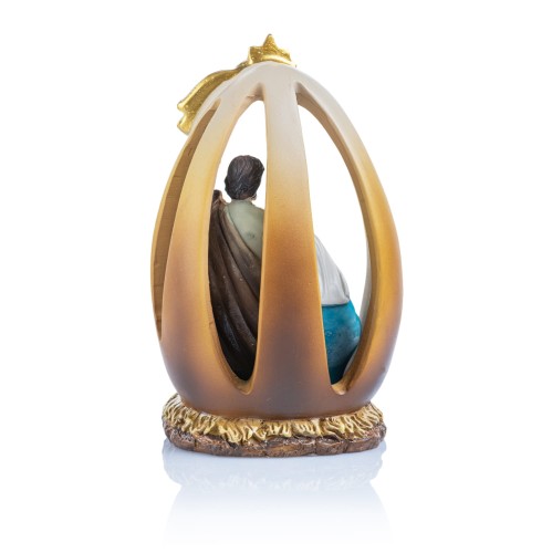 Święta Rodzina w złocistym owalu Classic 11 cm - ujęcie 2