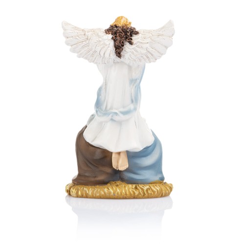 Święta Rodzina z błękitnym aniołem Classic 11 cm - ujęcie 2