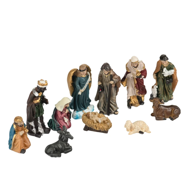 Miniaturowa szopka Classic 5 cm - 11 elementów - ujęcie 3