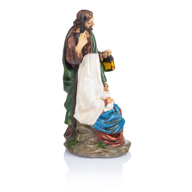 Kolorowa Święta Rodzina z lampą Classic 13 cm - ujęcie 3