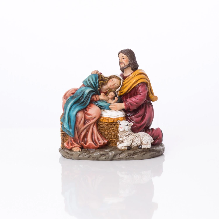 Święta Rodzina przy żłóbku Classic 14 cm - widok główny
