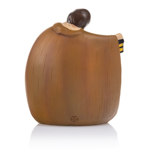 Święta Rodzina Classic 16 cm - brązowa figura o obłej formie - ujęcie 2