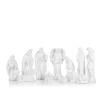 Białe figurki do szopki Classic 20 cm - komplet - ujęcie 3