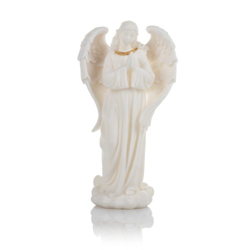 Biało-złocista szopka Classic 30 cm - zestaw figur - ujęcie 2
