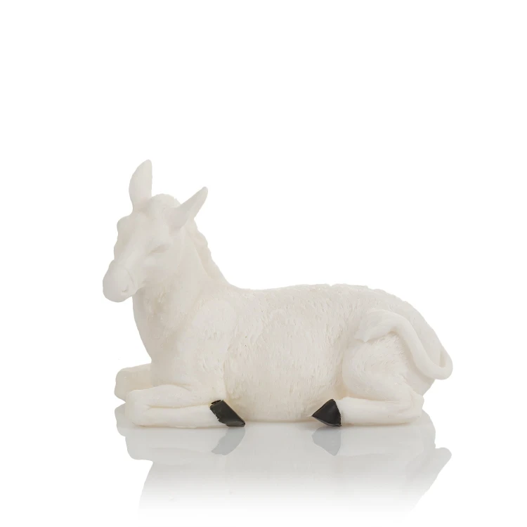 Biało-złocista szopka Classic 30 cm - zestaw figur - ujęcie 12