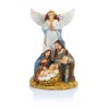 Miniaturowa Święta Rodzina z aniołem Classic 7 cm - widok główny