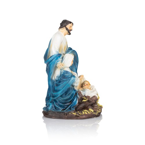 Święta Rodzina w błękitnych szatach Classic 15 cm - ujęcie 2