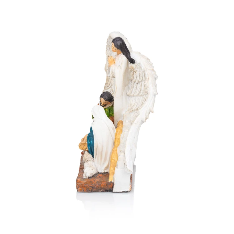 Święta Rodzina pod białymi skrzydłami Classic 18 cm - ujęcie 4