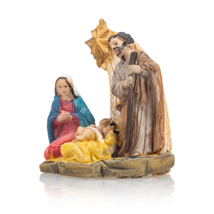 Miniaturowa Święta Rodzina pod gwiazdą Classic 5 cm - ujęcie 5