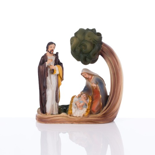 Święta Rodzina pod łukiem drzewa Classic 12 cm - widok główny