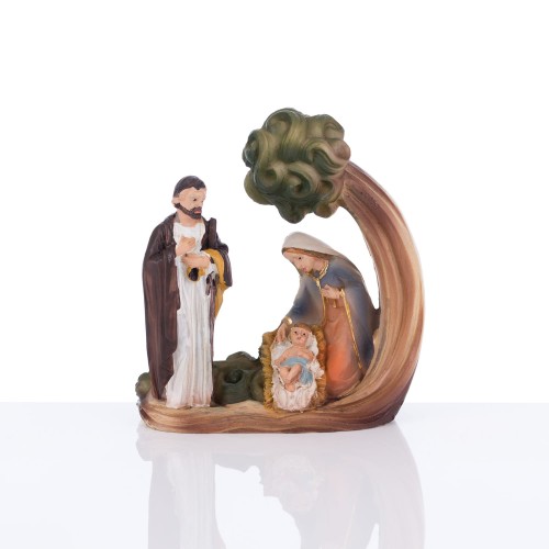 Mała Święta Rodzina pod drzewem Classic 7 cm - widok główny