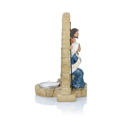 Świecznik ze Świętą Rodziną w łuku Classic 15 cm - ujęcie 2