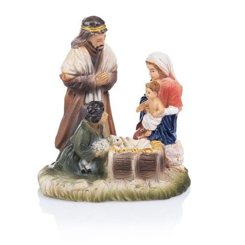 Święta Rodzina przy żłóbku Classic 7 cm - widok główny