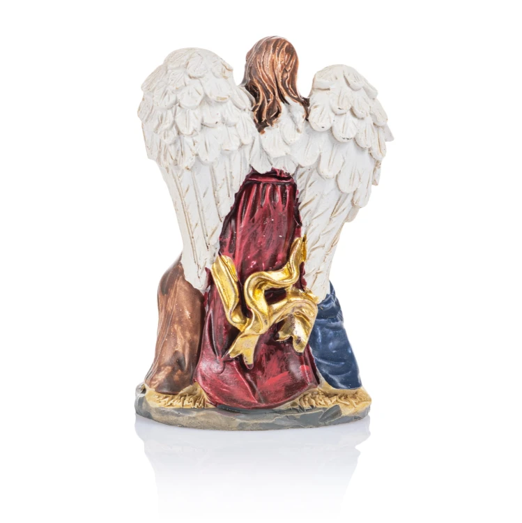 Mała Święta Rodzina z aniołem Classic 7 cm - ujęcie 2