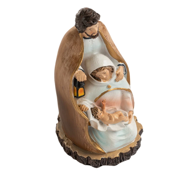 Figurka Świętej Rodziny Classic 12 cm - owalna kompozycja - ujęcie 3